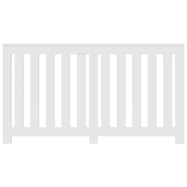vidaXL Κάλυμμα Καλοριφέρ Λευκό 149x20x82 εκ. από Επεξεργασμένο Ξύλο