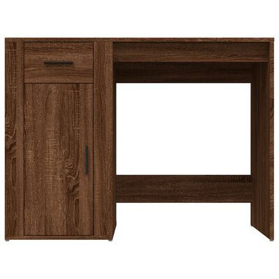 vidaXL Γραφείο Καφέ Δρυς 100x49x75 εκ. από Επεξεργασμένο Ξύλο