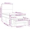 vidaXL &Kappa;&rho;&epsilon;&beta;ά&tau;&iota; Boxspring &mu;&epsilon; &Sigma;&tau;&rho;ώ&mu;&alpha; &Sigma;&kappa;&omicron;ύ&rho;&omicron; &Pi;&rho;ά&sigma;&iota;&nu;&omicron; 80x200 &epsilon;&kappa;. &Beta;&epsilon;&lambda;&omicron;ύ&delta;&iota;&nu;&omicron;