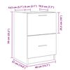 vidaXL Ντουλάπι Νεροχύτη Μαύρη Οξυά 40 x 37 x 59 cm Επεξεργασμένο ξύλο
