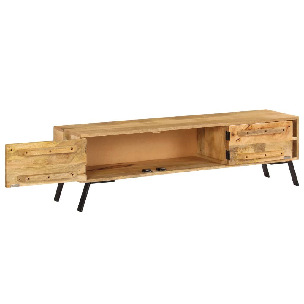 vidaXL Έπιπλο Τηλεόρασης 140 x 30 x 40 εκ. από Μασίφ Ξύλο Μάνγκο