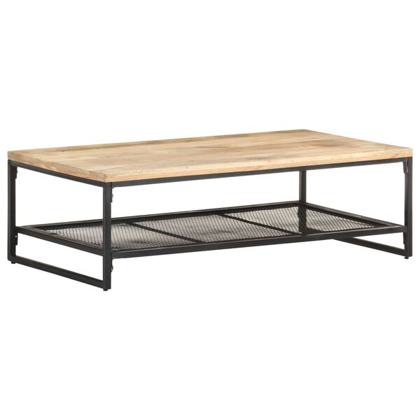 vidaXL Τραπεζάκι Σαλονιού 110 x 60 x 35 εκ. από Μασίφ Ξύλο Μάνγκο