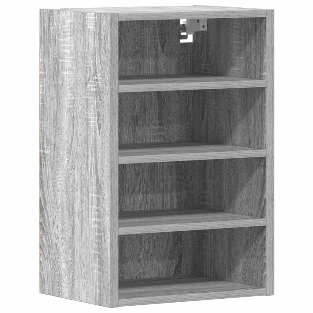 vidaXL κρεμαστό ντουλάπι Riga γκρι Sonoma 40x29,5x60 cm