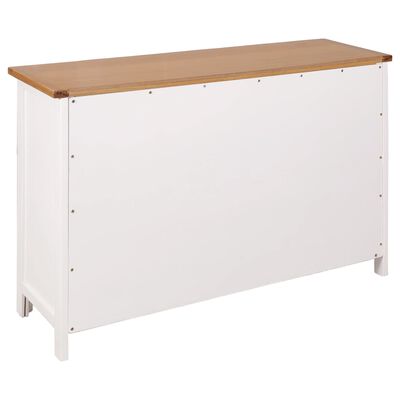 vidaXL Μπουφές 110 x 33,5 x 70 εκ. από Μασίφ Ξύλο Δρυός