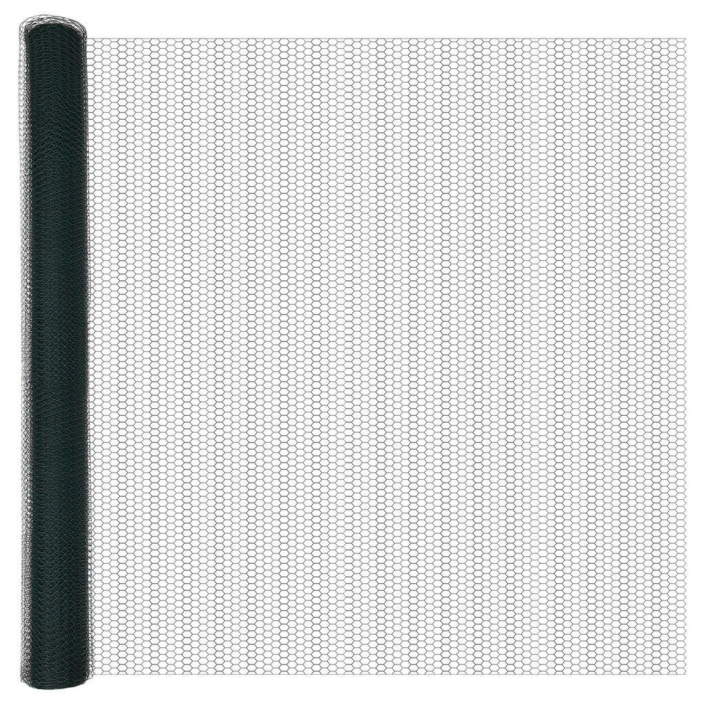 Φράκτης Hexagon vidaXL Πράσινος 1.6x50 μ Ατσάλι