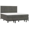 vidaXL &Kappa;&rho;&epsilon;&beta;ά&tau;&iota; Boxspring &mu;&epsilon; &Sigma;&tau;&rho;ώ&mu;&alpha; &Sigma;&kappa;&omicron;ύ&rho;&omicron; &Gamma;&kappa;&rho;&iota; 160x200 &epsilon;&kappa;. &Beta;&epsilon;&lambda;&omicron;ύ&delta;&iota;&nu;&omicron;