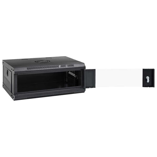 vidaXL Ντουλάπα δικτύου με αποθήκευση Μαύρο 53 x 45 x 21 εκ Ατσάλι
