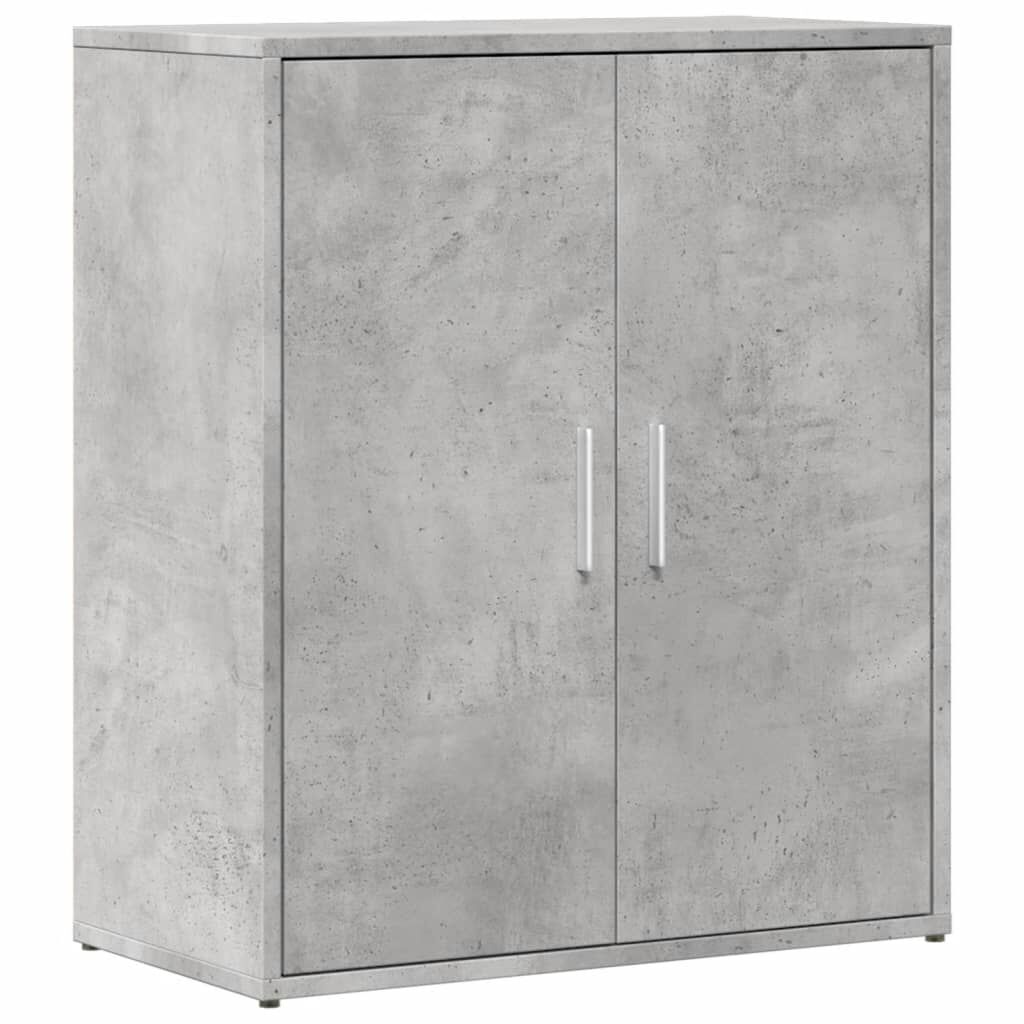 vidaXL Βοηθητικά Ντουλάπια 2 τεμ. Γκρι Σκυρ. 60x31x70εκ Επεξεργ. Ξύλο