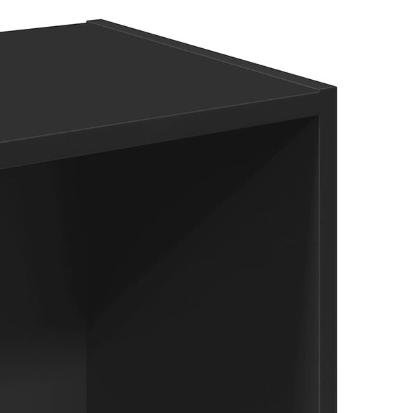 vidaXL Βιβλιοθήκη Μαύρο 40x30x152 εκ. από Επεξεργασμένο Ξύλο