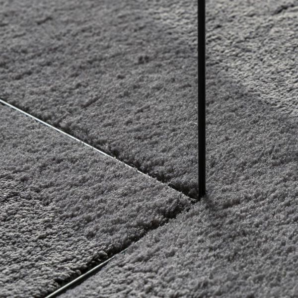 vidaXL Χαλί HUARTE με Κοντό Πέλος Μαλακό/ Πλενόμενο Ανθρακί 80x150 εκ.