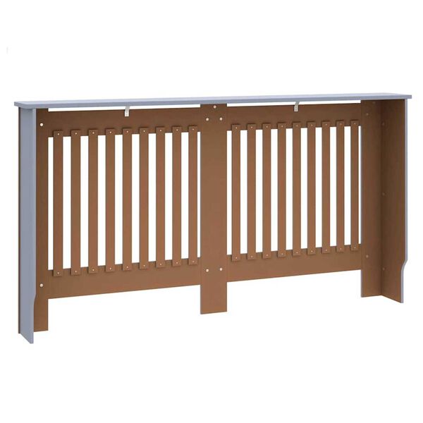 vidaXL Καπάκι Καλοριφέρ 2 pcs Γκρι 152 x 19 x 81.5 cm