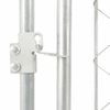 vidaXL Κλουβί Σκύλου Εξωτερικού Χώρου 100 x 100 x 125 εκ. με Στέγαστρο