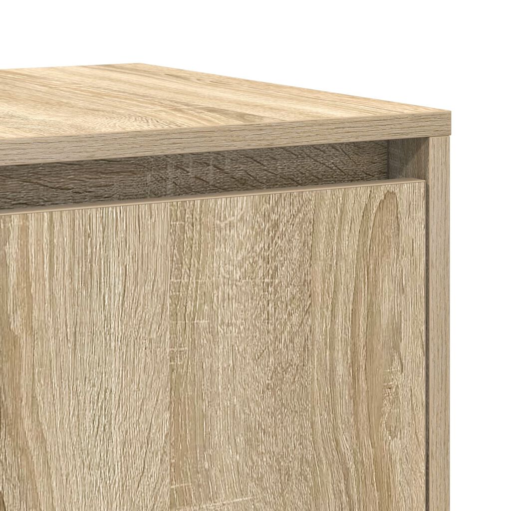 vidaXL Πλευρικό Γραφείο Sonoma Oak Sonoma Oak Επεξεργασμένο ξύλο