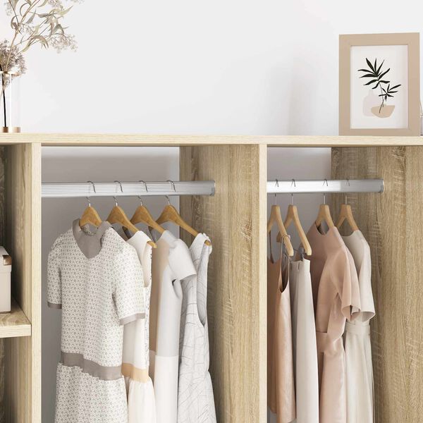 vidaXL &Rho;ά&beta;&delta;&omicron;&sigmaf; &Nu;&tau;&omicron;&upsilon;&lambda;ά&pi;&alpha;&sigmaf; 2 pcs &Alpha;&sigma;&eta;&mu;ί 764 x 15 x 29 mm &Alpha;&lambda;&omicron;&upsilon;&mu;&iota;&nu;έ&nu;&iota;&omicron; &Kappa;&rho;ά&mu;&alpha;