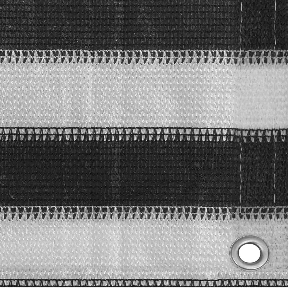 vidaXL Χαλί Σκηνής Ανθρακί/Λευκό 200 x 200 εκ.