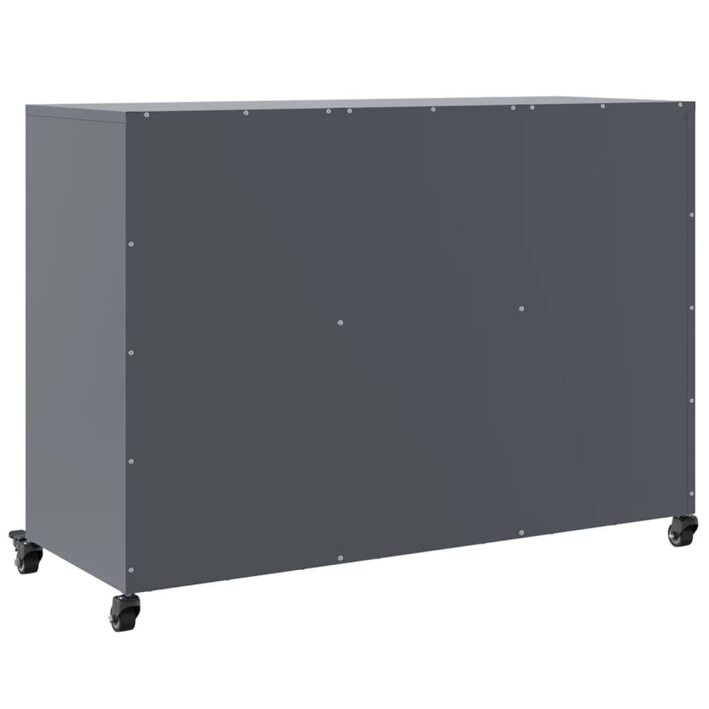 vidaXL Ντουλάπι Ανθρακί 100,5x39x72 εκ. από Χάλυβα