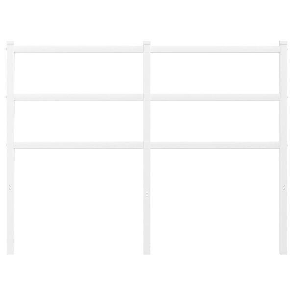 vidaXL Κεφαλάρι Λευκό 120 εκ. Μεταλλικό