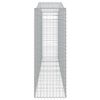 vidaXL Συρματοκιβώτια Τοξωτά 7 τεμ. 400x50x140/160 εκ. Γαλβαν. Ατσάλι