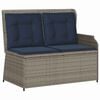 vidaXL &Pi;&alpha;&gamma;&kappa;ά&kappa;&iota; &kappa;ή&pi;&omicron;&upsilon; &mu;&epsilon; &mu;&alpha;&xi;&iota;&lambda;ά&rho;&iota; &Gamma;&kappa;&rho;&iota; &kappa;&alpha;&iota; Navy Blue &sigma;&upsilon;&nu;&theta;&epsilon;&tau;&iota;&kappa;ό &rho;&alpha;&tau;ά&nu;