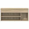 Πάγκος παπουτσιών vidaXL Sonoma Oak 102x30,5x45 cm Κατασκευασμένο ξύλο
