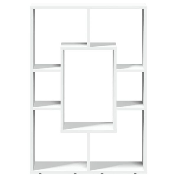 vidaXL Βιβλιοθήκη Λευκή 63x20x90 εκ. από Επεξεργασμένο Ξύλο