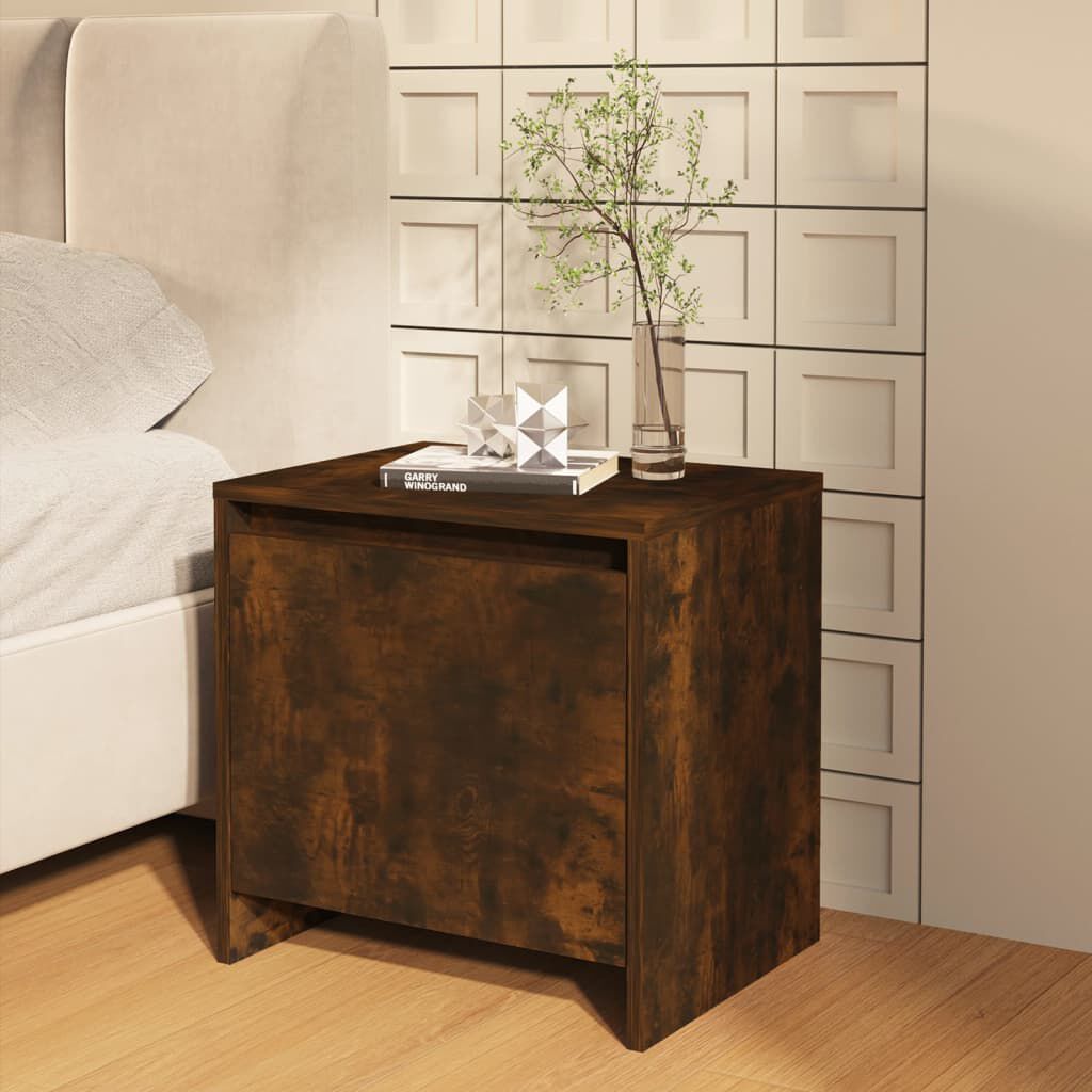 vidaXL Κομοδίνα 2 Τεμ. Καπ. Δρυς 45x34x44,5 εκ. από Επεξεργασμένο Ξύλο