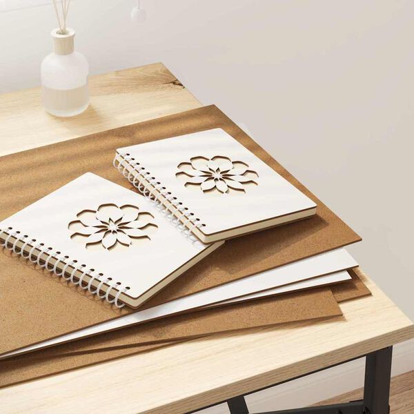 vidaXL Πίνακες Διακόσμησης 12 pcs Λευκό 30 x 42 x 0.3 εκ