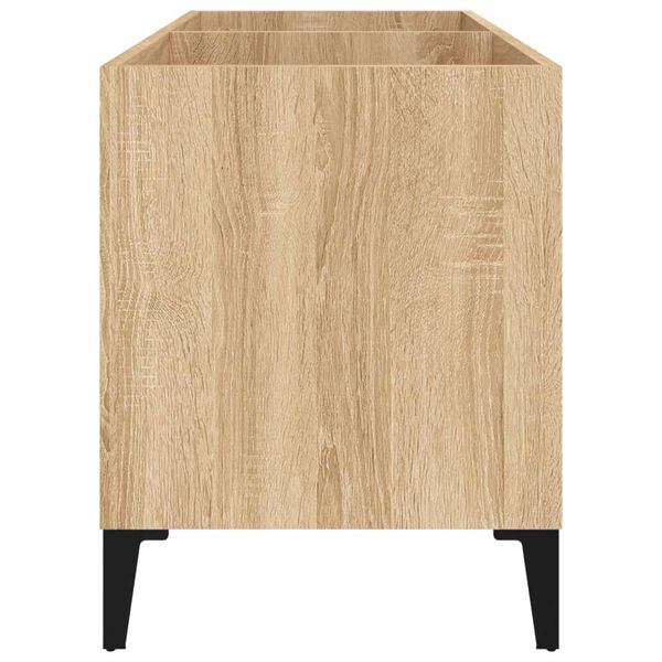 vidaXL Δισκοθήκη Sonoma Δρυς 74,5 x 38 x 48 εκ. από Επεξεργασμένο Ξύλο