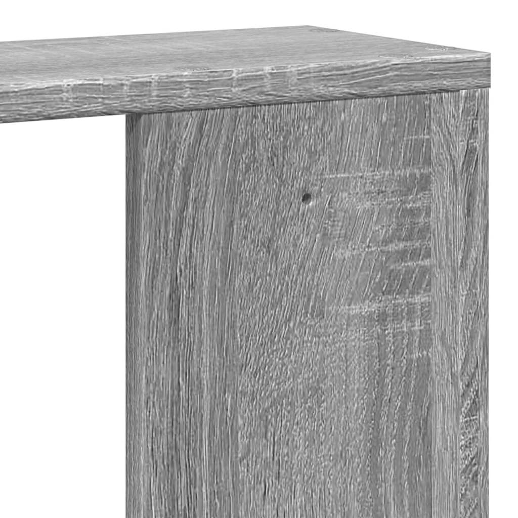 vidaXL Ραφιέρα Τοίχου Γκρι Sonoma 100x15x70 εκ. Επεξεργασμένο Ξύλο