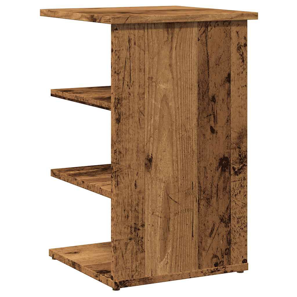vidaXL Sideboard Παλιό ξύλο 35x35x55 cm Ξύλο μηχανής