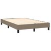vidaXL &Kappa;&rho;&epsilon;&beta;ά&tau;&iota; Boxspring &mu;&epsilon; &Sigma;&tau;&rho;ώ&mu;&alpha; & LED Taupe 120x190 &epsilon;&kappa;. &Upsilon;&phi;&alpha;&sigma;&mu;ά&tau;&iota;&nu;&omicron;