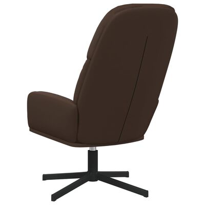 vidaXL Πολυθρόνα Relax Καφέ από Συνθετικό Δέρμα