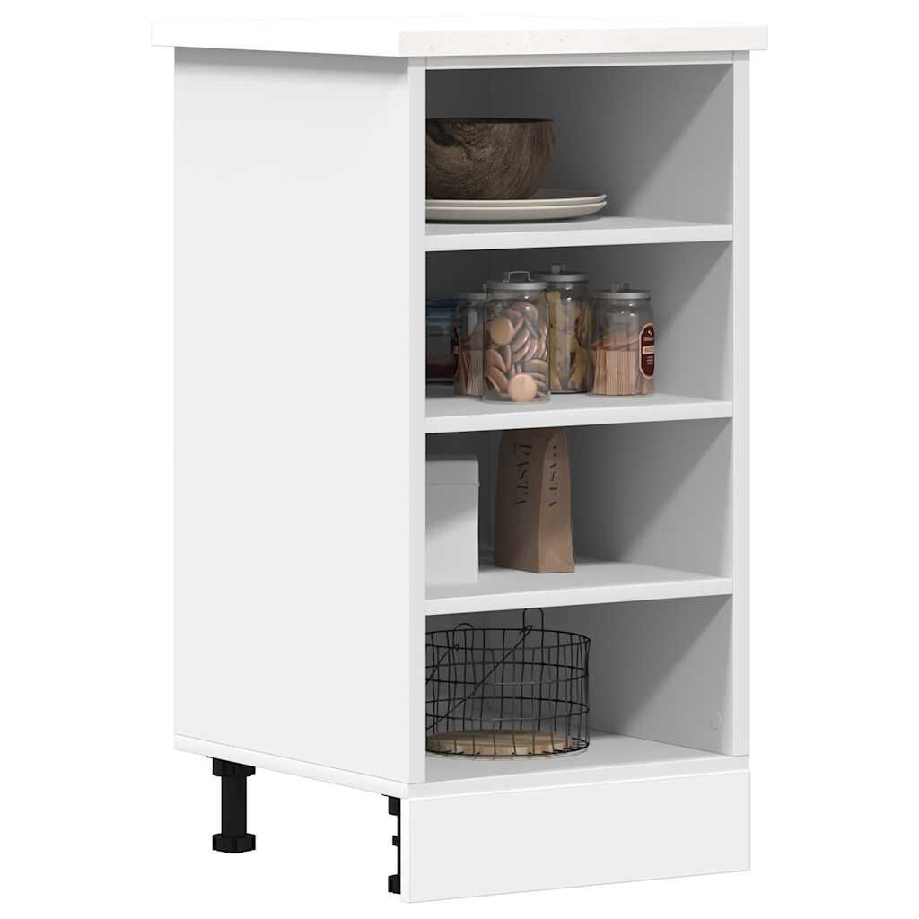 vidaXL Ντουλάπι κάτω Riga μέρος Λευκό 40x44,5x81,5 cm