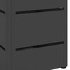 vidaXL Σχέδιο & βάση αποθήκευσης Μαύρο 15.5 x 15.5 x 49 εκ Μέταλλο