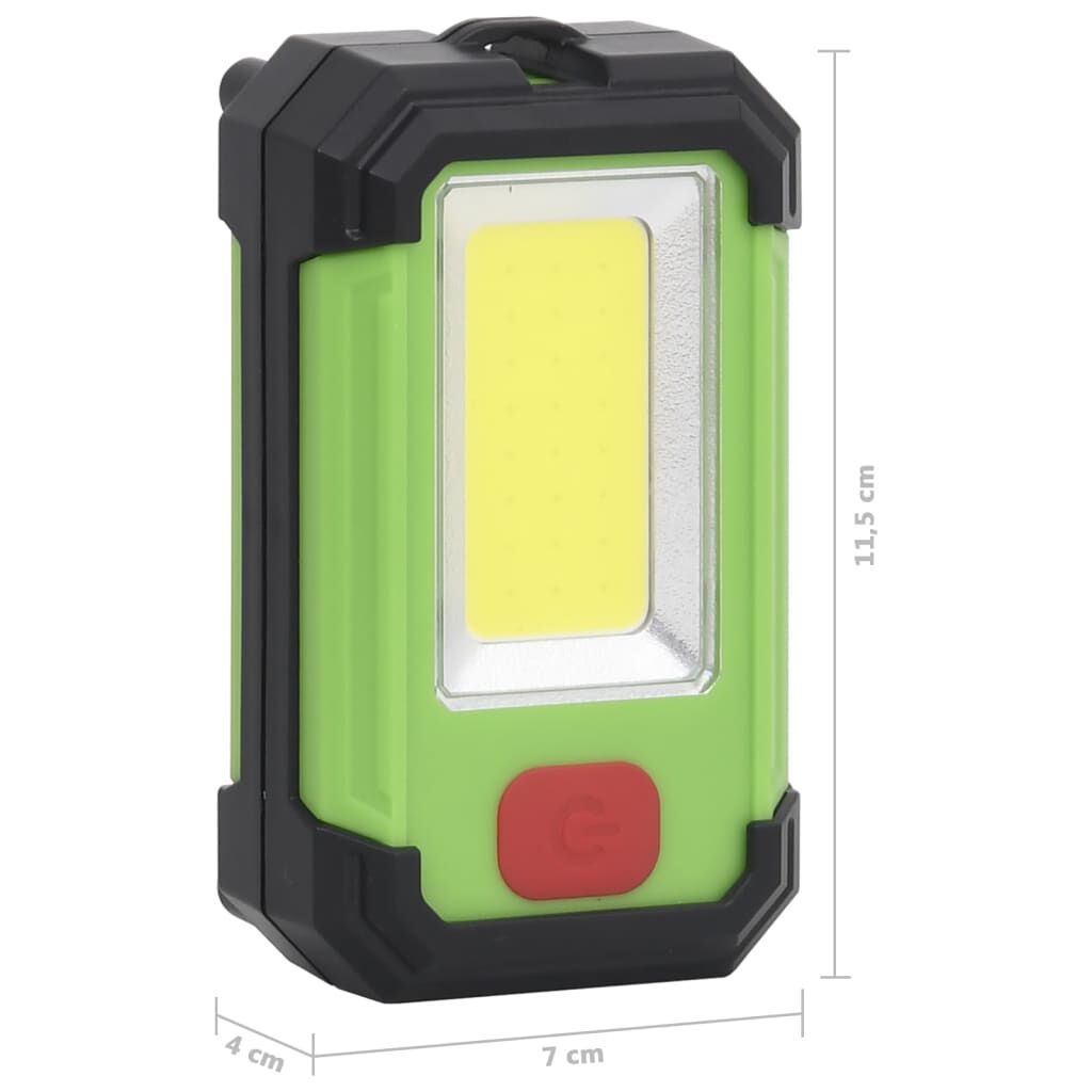 vidaXL Προβολέας LED Φορητός Ηλιακός 7 W Ψυχρό Λευκό