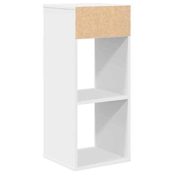 ντουλάπι βιβλίων vidaXL Λευκό 34x31x80 cm Κατασκευασμένο ξύλο