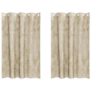 vidaXL &Beta;&epsilon;&lambda;&omicron;ύ&delta;&iota;&nu;&epsilon;&sigmaf; &Kappa;&omicron;&upsilon;&rho;&tau;ί&nu;&epsilon;&sigmaf; 2 &tau;&mu;&chi;. &Kappa;&rho;&epsilon;&mu; 175 x 140 &epsilon;&kappa;. &Beta;&epsilon;&lambda;&omicron;ύ&delta;&omicron;