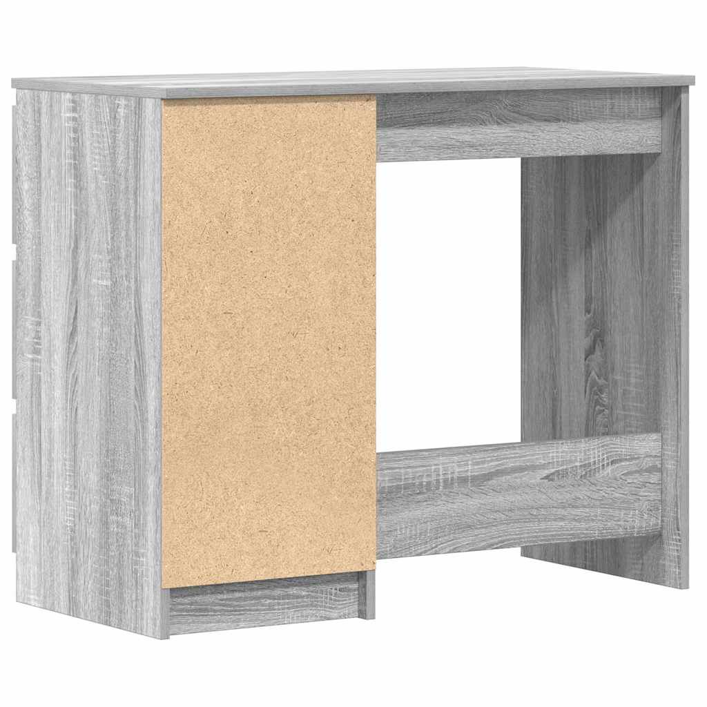 vidaXL Γραφείο Γκρι Sonoma 90x45x76 εκ. από Επεξεργασμένο Ξύλο