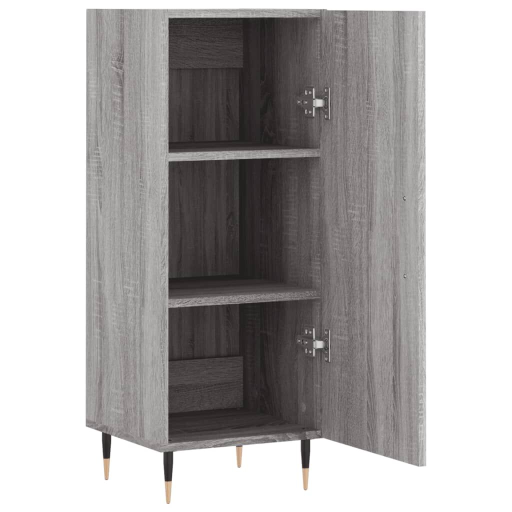 vidaXL Ντουλάπι Γκρι Sonoma 34,5x34x90 εκ. από Επεξεργασμένο Ξύλο