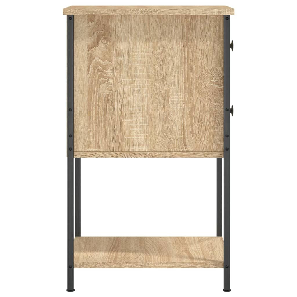 vidaXL Κομοδίνο Sonoma Δρυς 32 x 42 x 70 εκ. από Επεξεργασμένο Ξύλο