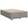 vidaXL &Kappa;&rho;&epsilon;&beta;ά&tau;&iota; Boxspring &mu;&epsilon; &Sigma;&tau;&rho;ώ&mu;&alpha; Taupe 160x200 &epsilon;&kappa;. &Upsilon;&phi;&alpha;&sigma;&mu;ά&tau;&iota;&nu;&omicron;