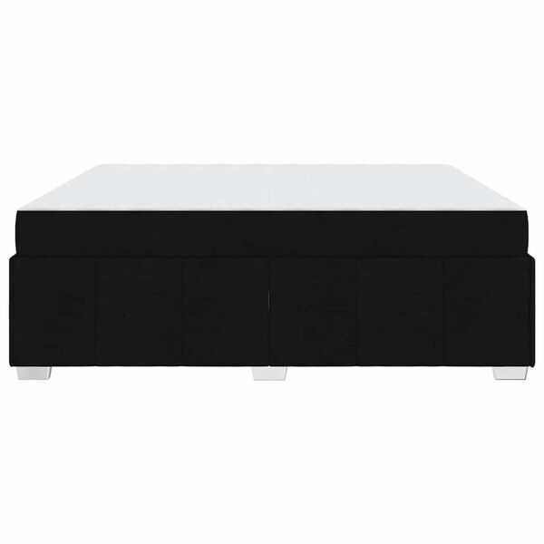 vidaXL Σκελετός Κρεβατιού Μαύρο 180 x 200 cm ύφασμα
