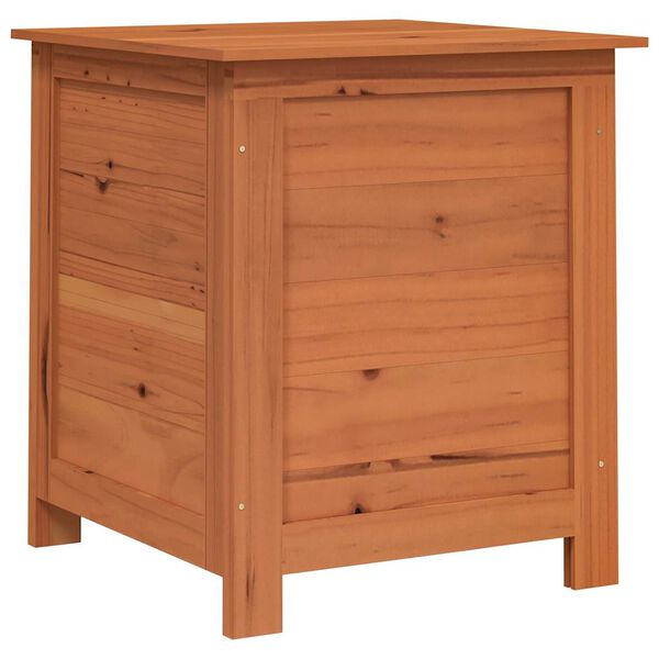 vidaXL Κουτί Μαξιλαριών Εξ. Χώρου Καφέ 50x50x56 εκ. Μασίφ Ξύλο Ελάτης