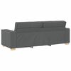 vidaXL Σετ Καναπέ με μαξιλάρι 3 pcs Γκρι 220 x 78 x 84 εκ. ύφασμα