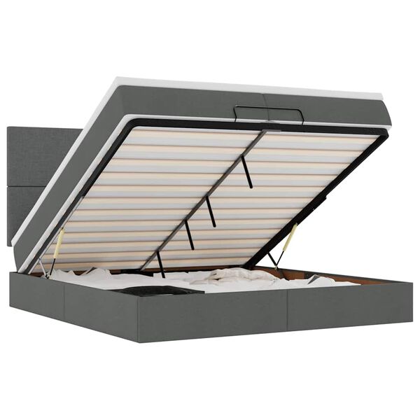 vidaXL &Omicron;&theta;&omega;&mu;&alpha;&nu;&iota;&kappa;ό &kappa;&rho;&epsilon;&beta;ά&tau;&iota; &mu;&epsilon; &sigma;&tau;&rho;ώ&mu;&alpha;&tau;&alpha;&LEDs &Sigma;&kappa;&omicron;ύ&rho;&omicron; &gamma;&kappa;&rho;&iota; 200x200cm ύ&phi;&alpha;&sigma;&mu;&alpha;