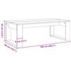 vidaXL Τραπεζάκι Σαλονιού Artisan Δρυς 102x50x35 εκ Επεξεργασμένο Ξύλο