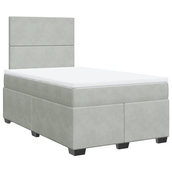 vidaXL &Kappa;&rho;&epsilon;&beta;ά&tau;&iota; Boxspring &mu;&epsilon; &Sigma;&tau;&rho;ώ&mu;&alpha; &Alpha;&nu;&omicron;&iota;&chi;&tau;ό &Gamma;&kappa;&rho;&iota; 120x200 &epsilon;&kappa;. &Beta;&epsilon;&lambda;&omicron;ύ&delta;&iota;&nu;&omicron;