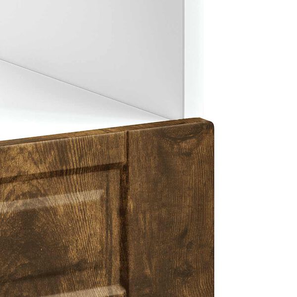 vidaXL Ντουλάπι φούρνου Porto Καπνιστή Δρυς Επεξεργασμένο ξύλο