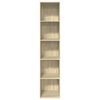 vidaXL Βιβλιοθήκη Sonoma Δρυς 40x30x189 εκ. από Επεξεργασμένο Ξύλο