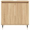 vidaXL Ντουλάπι Μπάνιου Sonoma Δρυς 58 x 33 x 60 εκ. από Επεξεργ. Ξύλο